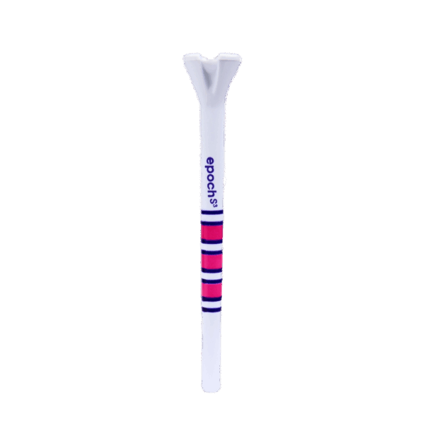 Pink & Purple 3.25" 30/10 Pack Epoch S3 Golf Tees