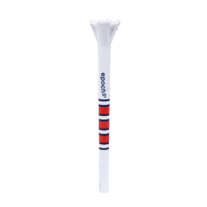 Red & Navy 3.25" 30/10 Pack Epoch S3 Golf Tees